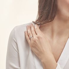Bague Jade Argent Blanc Oxyde De Zirconium - Sélection Bohème Femme | Marc Orian