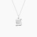 Pendentif Parchemin Argent Blanc - Bijoux personnalisés Homme | Marc Orian