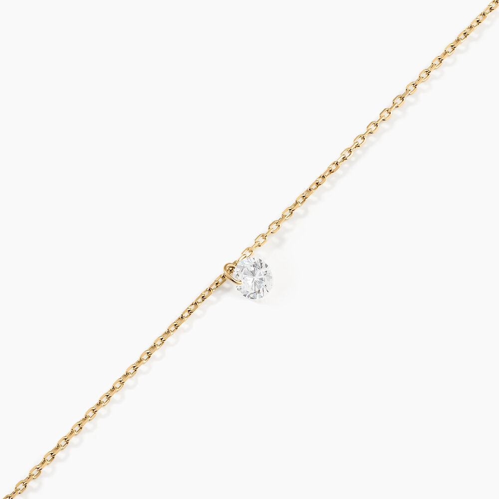 Bracelet Delma Plaqué Or Jaune Oxyde De Zirconium - Bracelets chaînes Femme | Marc Orian