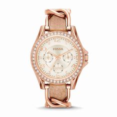 Montre Fossil Riley Beige - Montres classiques Femme | Marc Orian