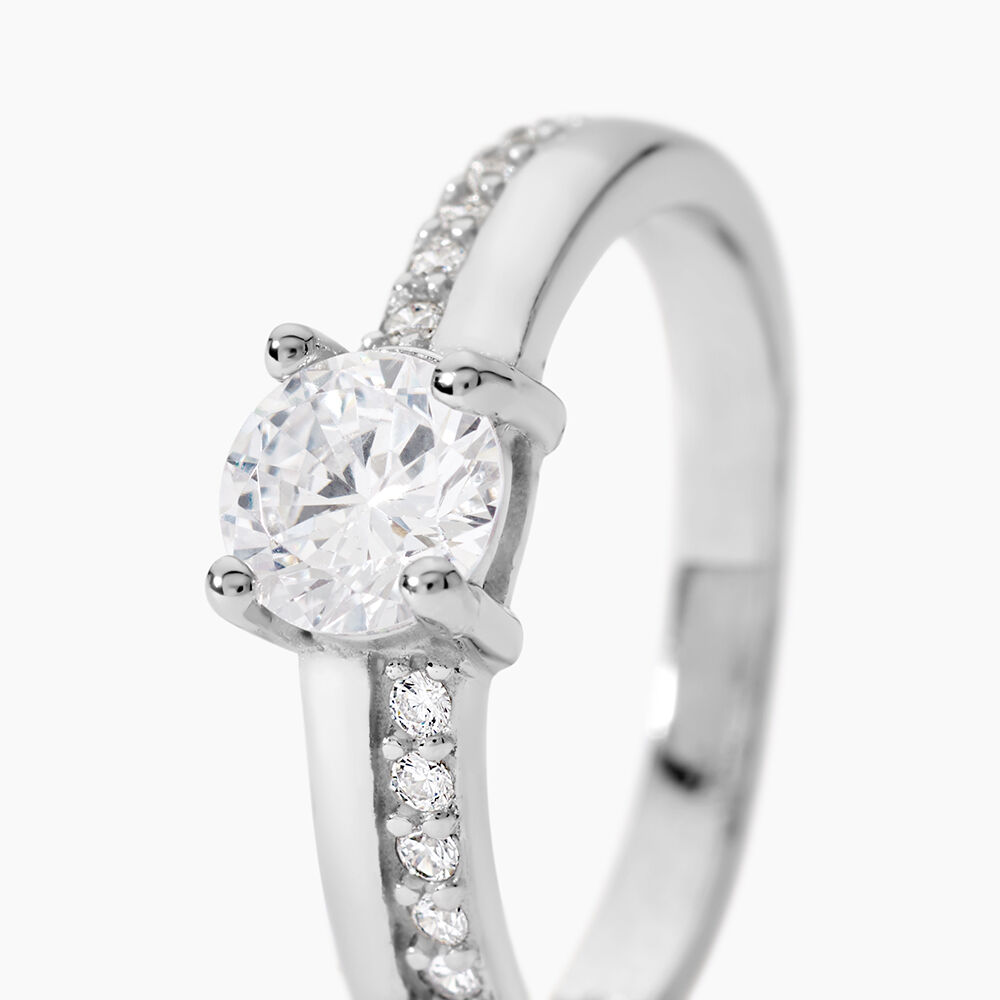 Bague Mayssara Argent Blanc Oxyde De Zirconium - Bijoux fantaisie Femme | Marc Orian