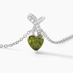 Collier Avalon Argent Blanc Oxyde De Zirconium - Colliers avec pierres Femme | Marc Orian