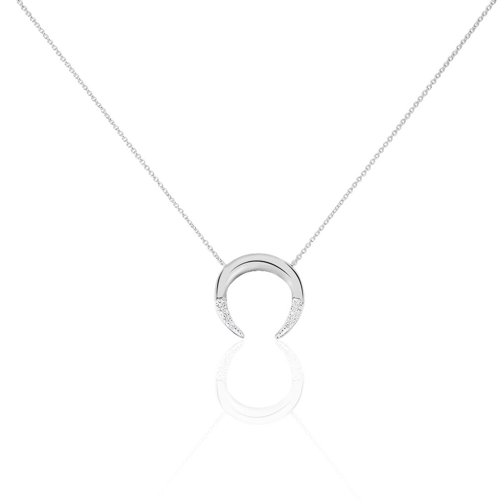 Collier Gemilina Argent Blanc Oxyde De Zirconium - Colliers avec pierres Femme | Marc Orian