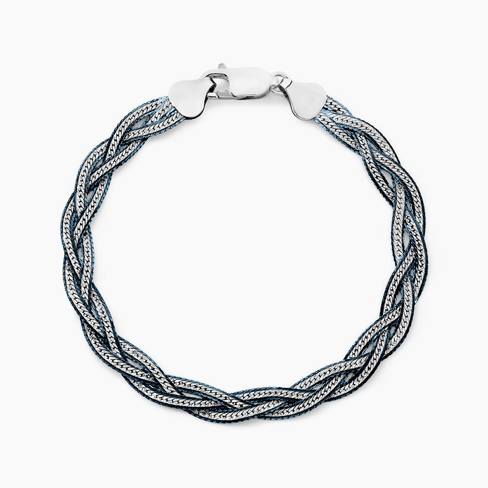 Bracelet Elae Argent Bicolore - Bracelets mailles Femme | Marc Orian