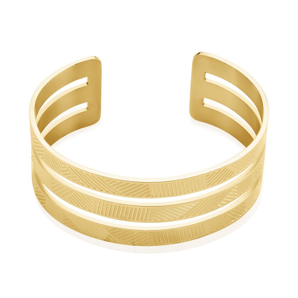 Bracelet Jonc Acier Dore Sirine - Bracelets joncs Femme | Marc Orian
