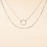Collier Dayana Argent Blanc - Colliers ras du cou Femme | Marc Orian