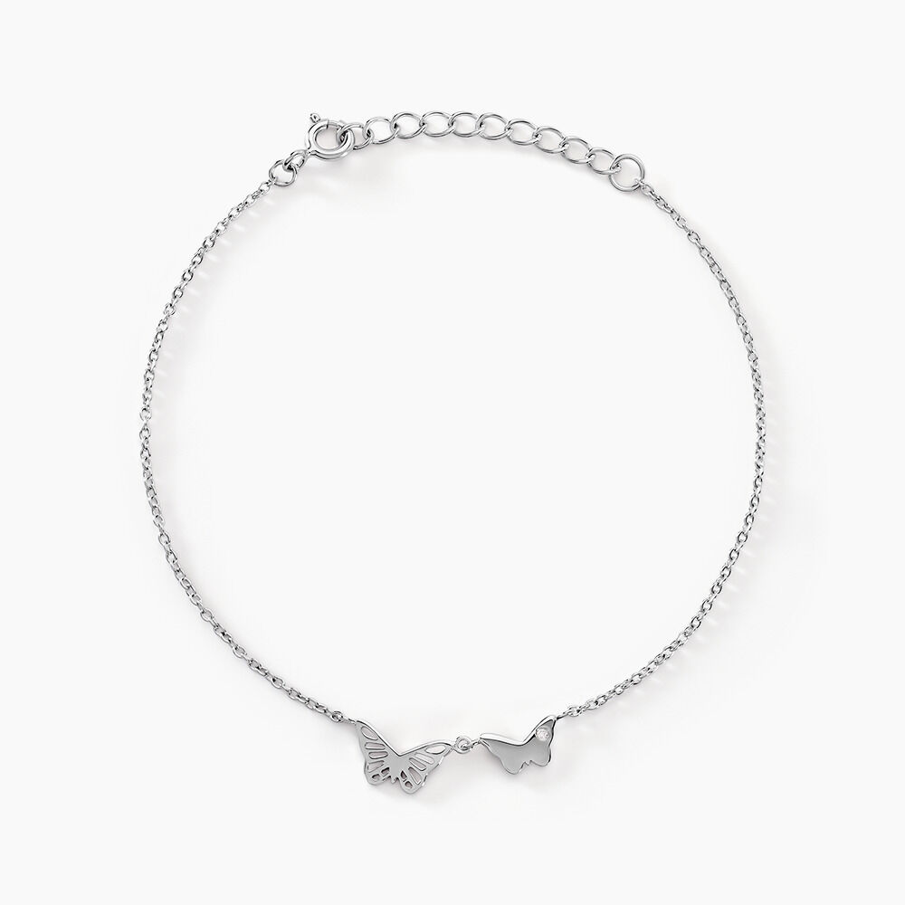 Bracelet Thecla Argent Blanc Oxyde De Zirconium - Bracelets chaînes Femme | Marc Orian