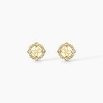 Boucles D'Oreilles Puces Guess Tiny Dancer Acier Jaune Oxyde De Zirconium - Puces Femme | Marc Orian