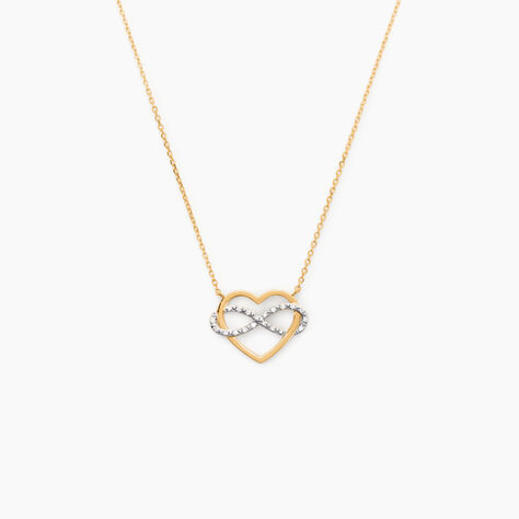 Collier Jalmari Or Jaune Diamant - Colliers avec pierres Femme | Marc Orian