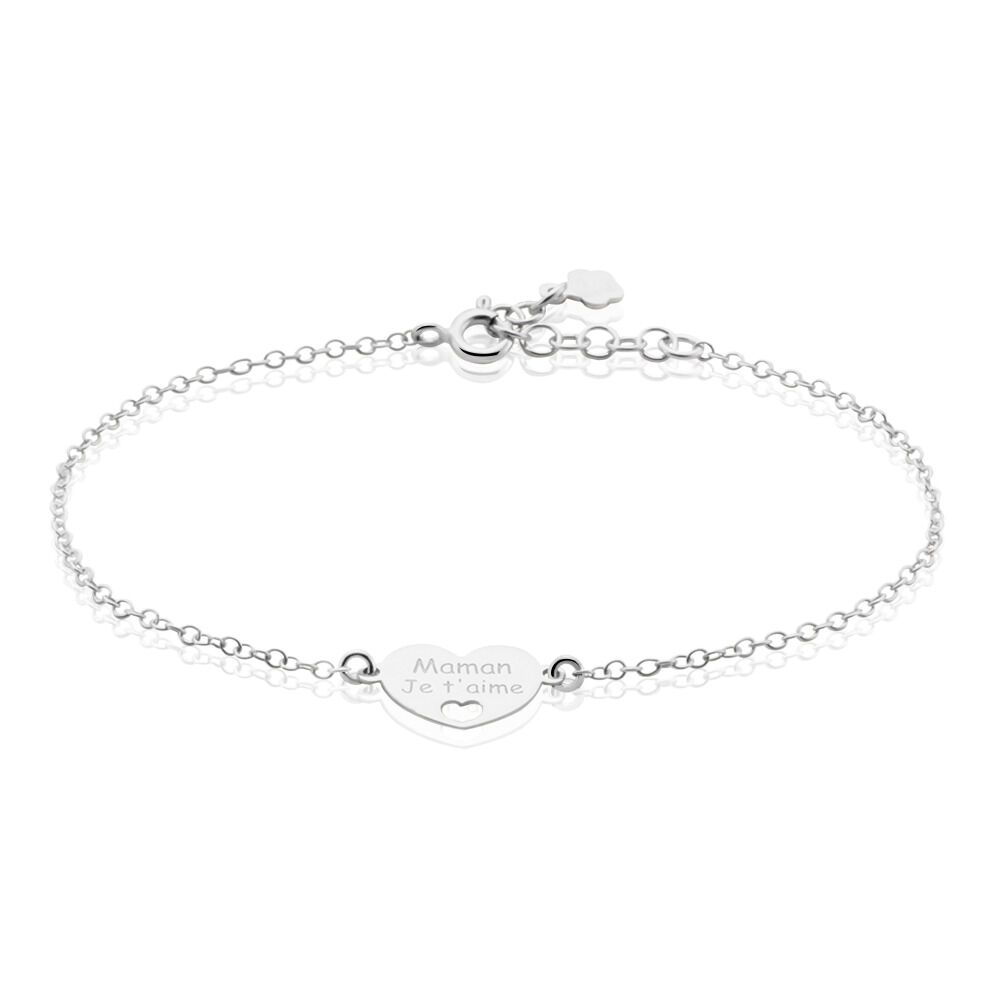 Bracelet Argent Blanc Pollux - Bracelets fantaisie Femme | Marc Orian