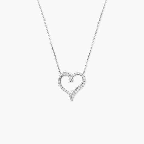 Collier Miliza Argent Blanc Oxyde De Zirconium - Colliers avec pierres Femme | Marc Orian