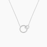 Collier Dita Argent Blanc Oxyde De Zirconium - Colliers avec pierres Femme | Marc Orian