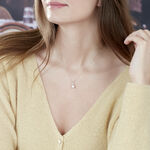 Collier Verica Or Blanc Perle De Culture Et Diamant - Colliers avec pierres Femme | Marc Orian