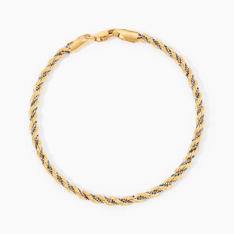 Bracelet Jerry Or Bicolore - Bracelets chaînes Femme | Marc Orian