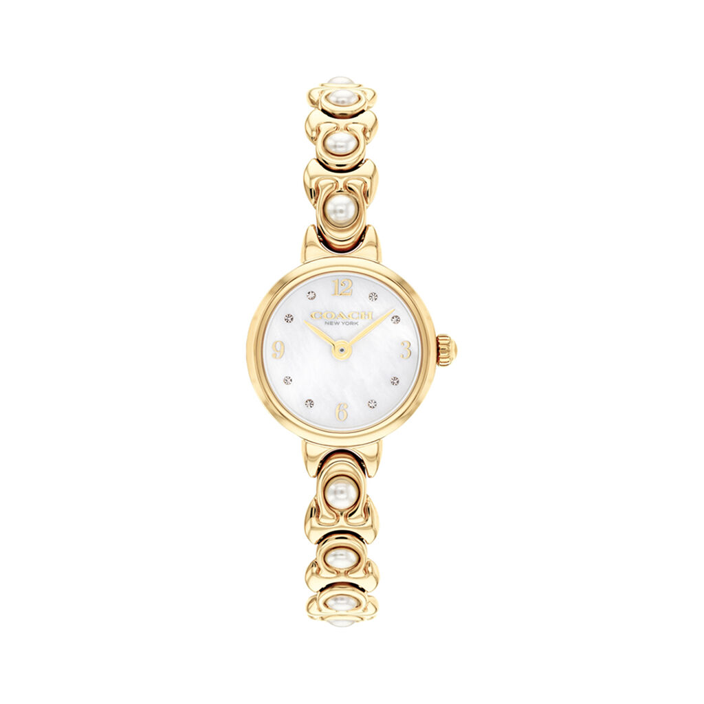 Montre Coach Iris Nacre Blanche - Montres &eacute;tanches Femme | Marc Orian