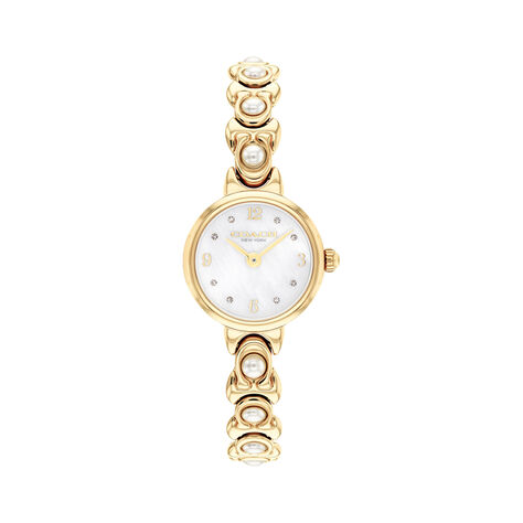 Montre Coach Iris Nacre Blanche - Montres &eacute;tanches Femme | Marc Orian