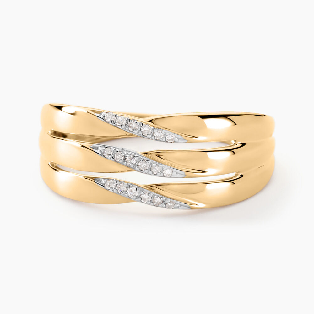 Bague Grasiella Or Jaune Diamant - Parures de mariage Femme | Marc Orian
