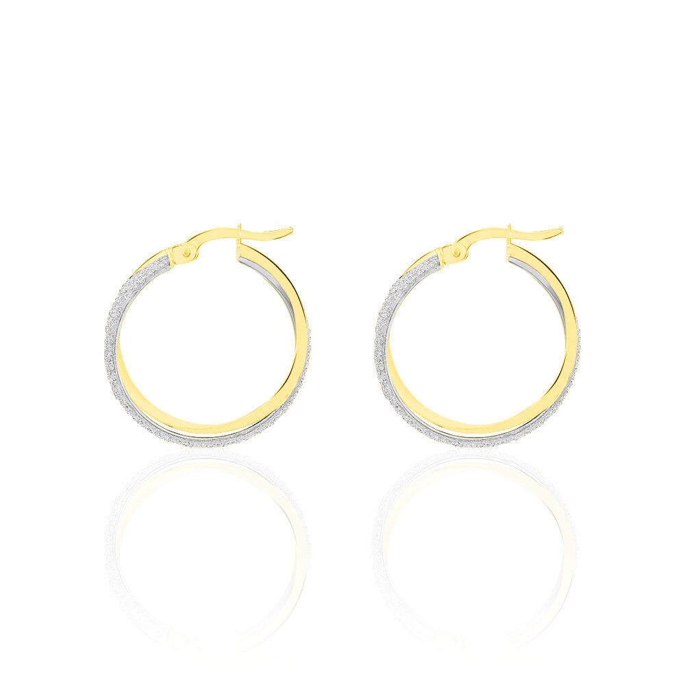 Créoles Lolly Or Bicolore - Créoles Femme | Marc Orian