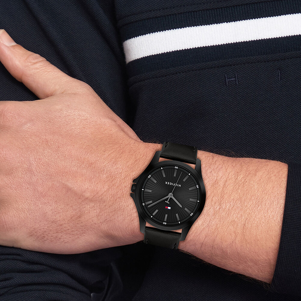 Montre Tommy Hilfiger Bruce Noir - Fête des pères Homme | Marc Orian