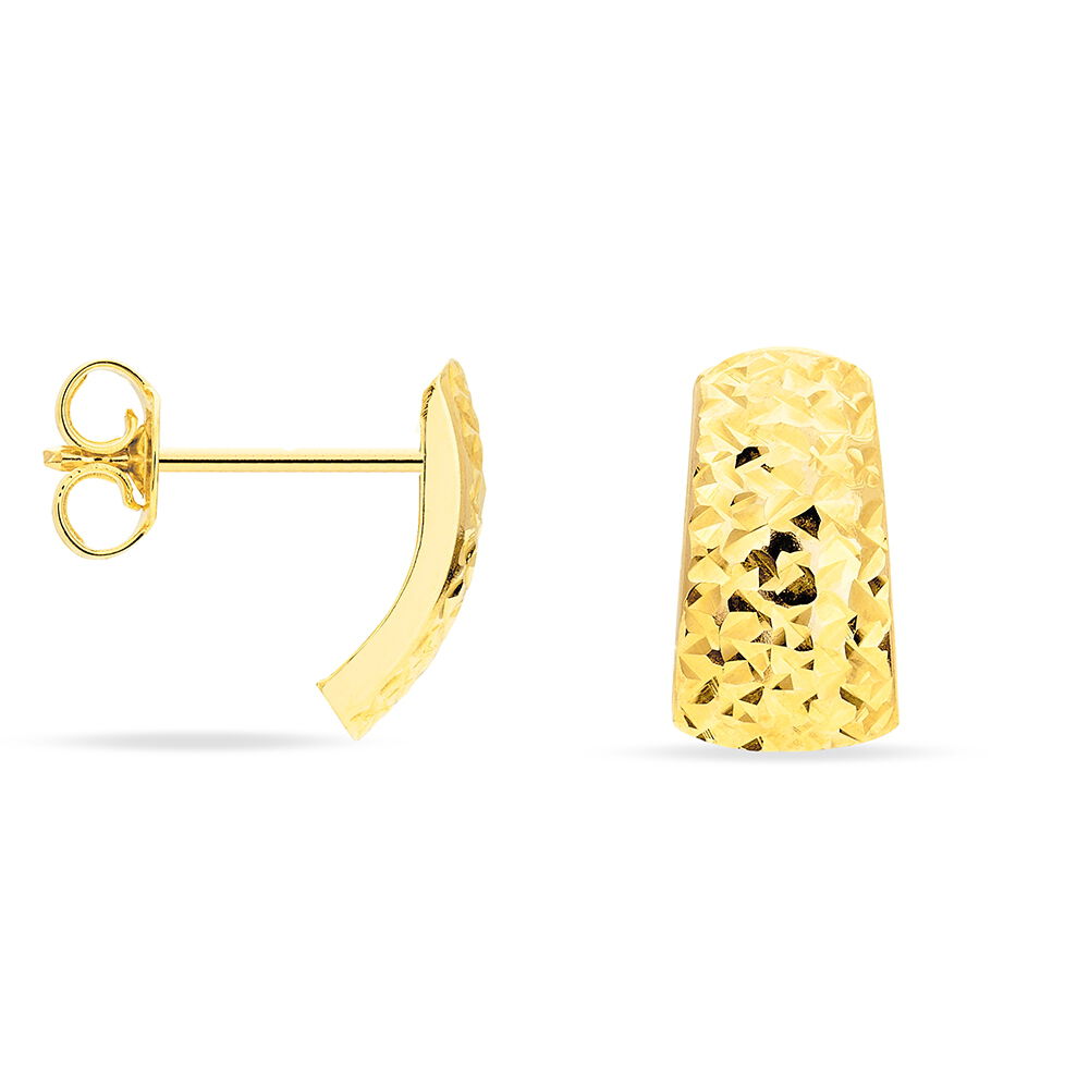 Boucles D'oreilles Puces Sheryne Or Jaune - Puces Femme | Marc Orian