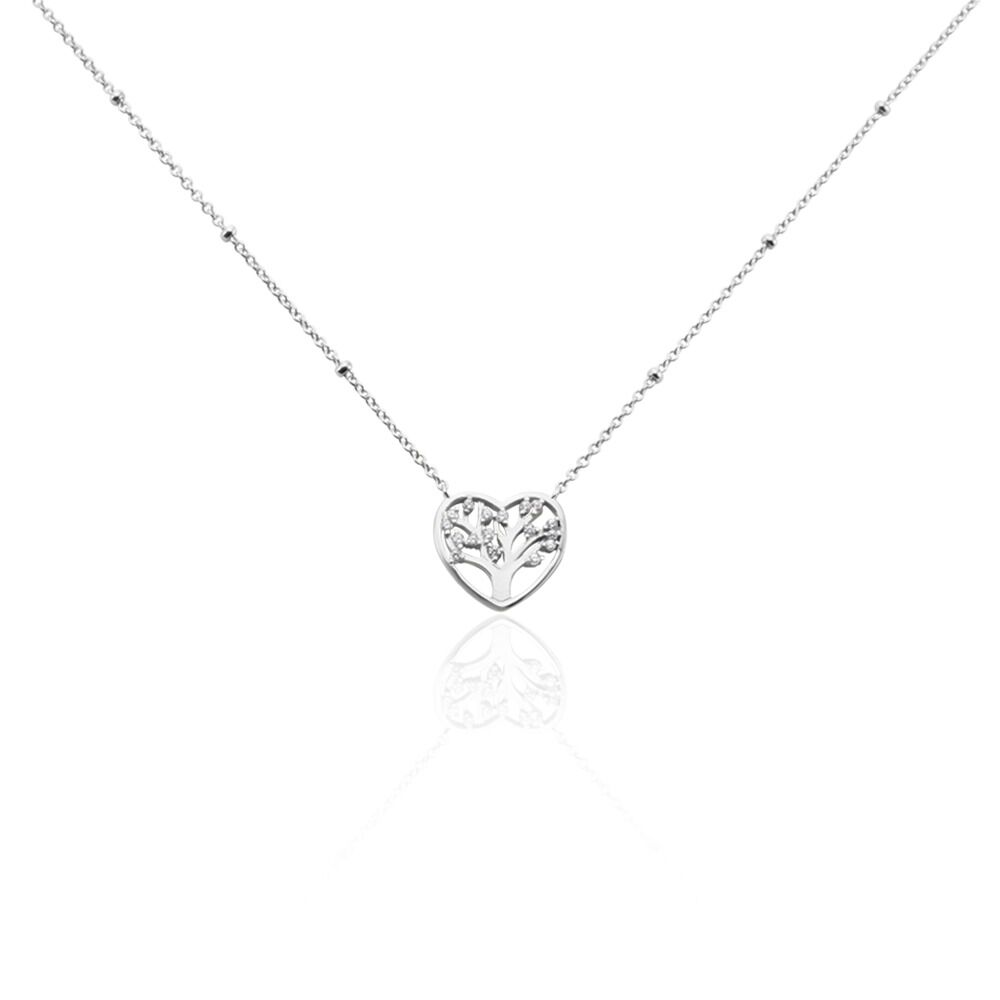 Collier Raimond Argent Blanc Oxyde De Zirconium - Colliers avec pierres Femme | Marc Orian