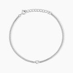 Bracelet Eternity Argent Blanc Oxyde De Zirconium - Bracelets fantaisie Femme | Marc Orian