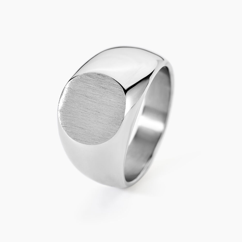 Chevali&egrave;re Acier Blanc Jerald - Bijoux fantaisie Homme | Marc Orian