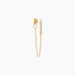 Boucle D'oreille Unitaire Barbra Or Jaune Oxyde De Zirconium - Piercings d'oreilles Femme | Marc Orian