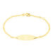 Bracelet Identite Bebe Or Jaune Ericka - Gourmettes Enfant | Marc Orian