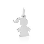 Pendentif Kids Argent Blanc - Bijoux fantaisie Femme | Marc Orian