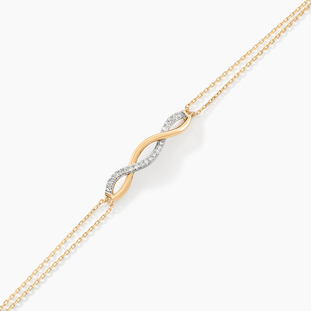 Bracelet Nucia Or Jaune Diamant - Bracelets chaînes Femme | Marc Orian