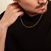 Collier Maille Dami Maille Grain De Cafe Or Jaune - Chaines Homme | Marc Orian