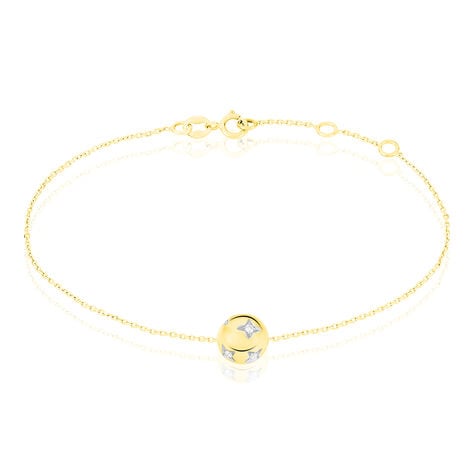 Bracelet Anahid Or Jaune Oxyde De Zirconium - Bracelets cha&icirc;nes Femme | Marc Orian