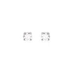 Boucles D'oreilles Puces Victoria Or Blanc Diamant - Puces Femme | Marc Orian