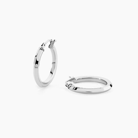 Cr&eacute;oles Ilana Or Blanc - Cr&eacute;oles Femme | Marc Orian