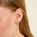 Boucles D'Oreilles Puces Philine Argent Dor&eacute; A L'Or 750/1000 - Puces Femme | Marc Orian