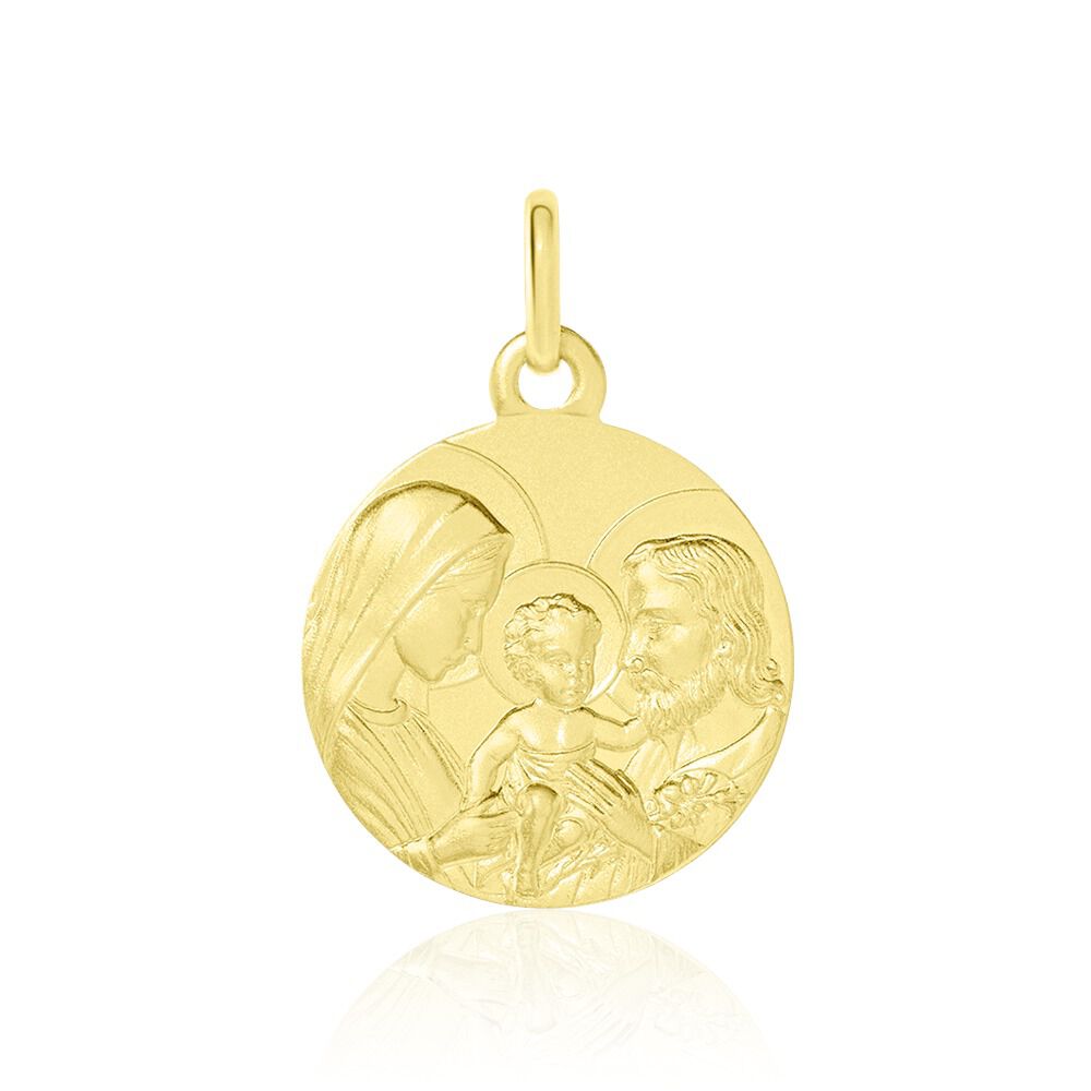 Medaille Or Jaune Sainte Famille - Médailles et médaillons Famille | Marc Orian