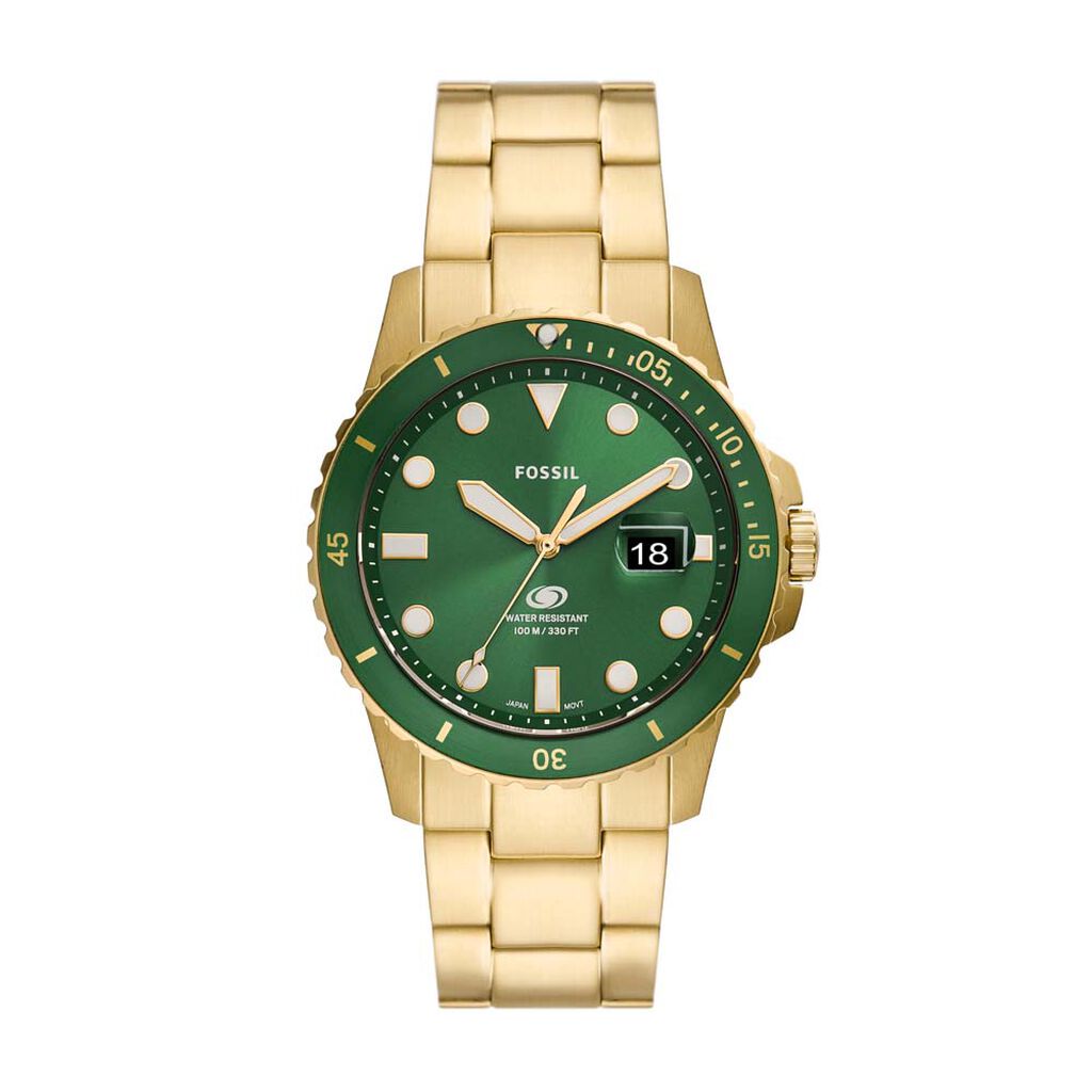 Montre Fossil Blue Vert - Montres &eacute;tanches Homme | Marc Orian