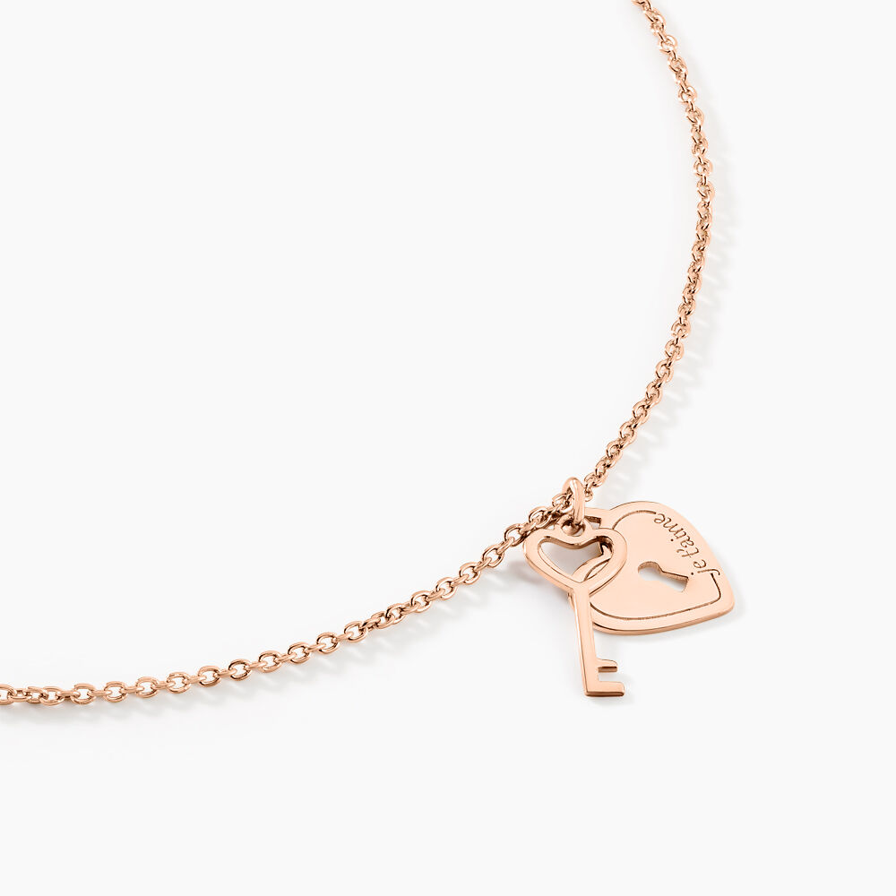 Collier Lyov Argent Rose - Colliers fantaisie Femme | Marc Orian