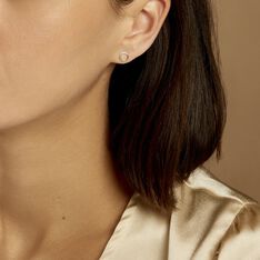Boucles D'oreilles Puces Berangere Cercle Or Jaune - Clous d'oreilles Femme | Marc Orian