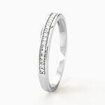 Alliance Aileen Or Blanc Diamant - Alliances avec pierres Femme | Marc Orian