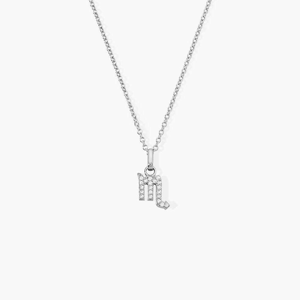 Collier Astra Argent Blanc Oxyde De Zirconium - Colliers avec pierres Femme | Marc Orian