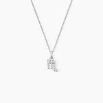 Collier Astra Argent Blanc Oxyde De Zirconium - Colliers avec pierres Femme | Marc Orian