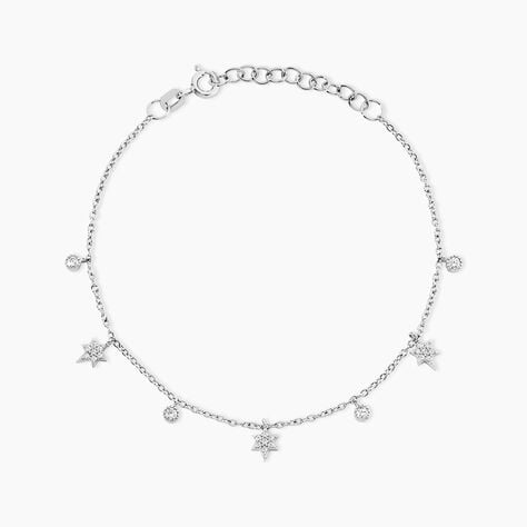 Bracelet Astria Argent Blanc Oxyde De Zirconium - Bracelets fantaisie Femme | Marc Orian