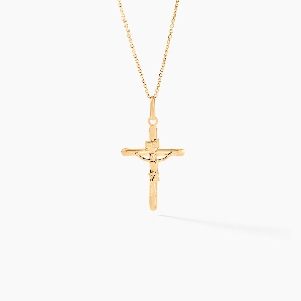 Pendentif Haley Croix Or Jaune - Pendentifs Unisex | Marc Orian