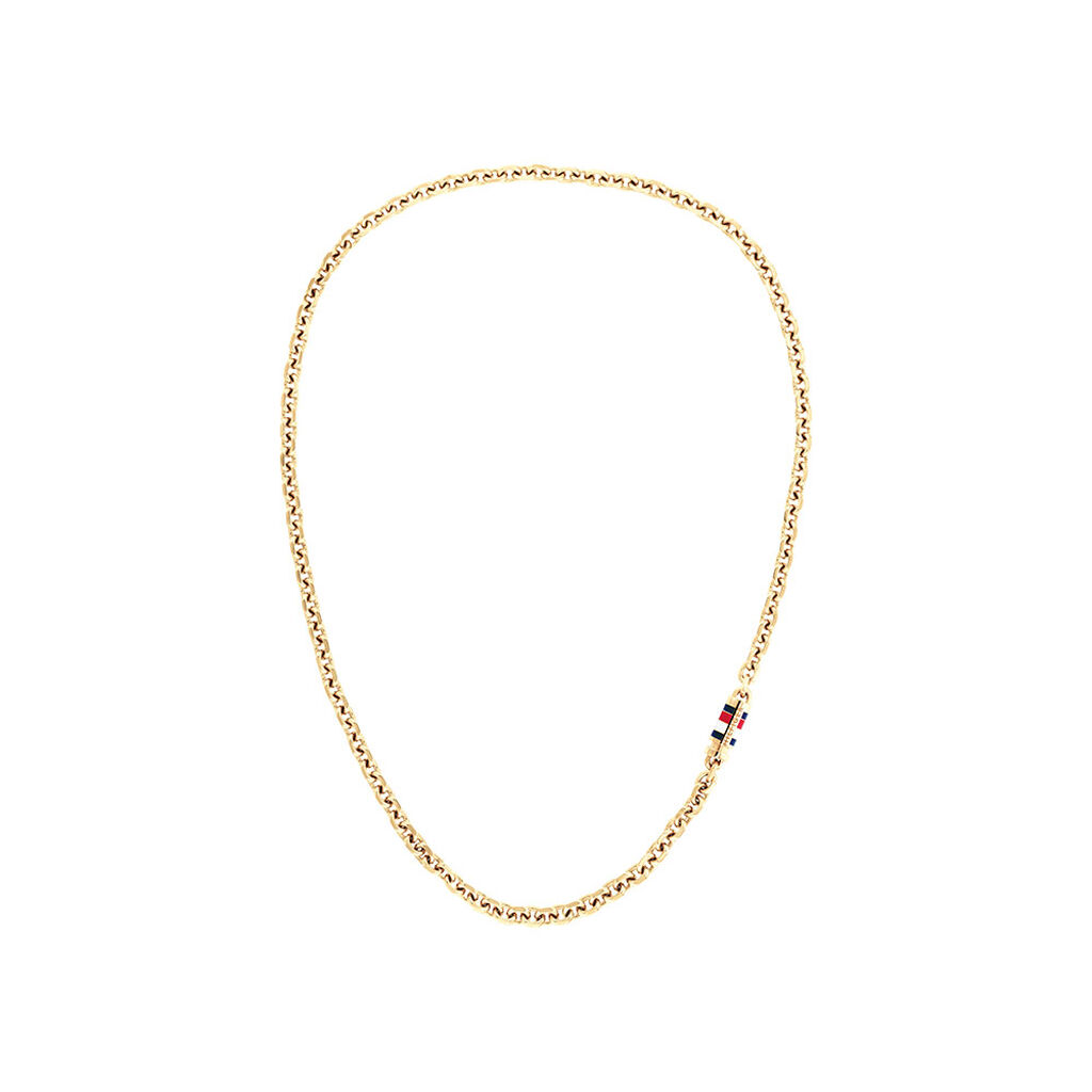 Collier Tommy Hilfiger Bruce Chain Acier Jaune - Colliers ete Homme | Marc Orian