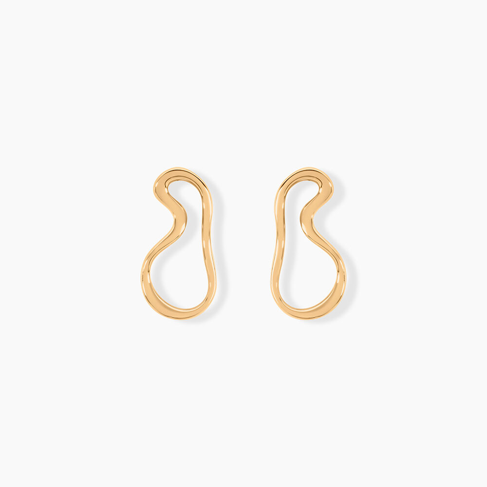 Boucles D'oreilles Puces Seyda Plaqu&eacute; Or Jaune - Puces Femme | Marc Orian