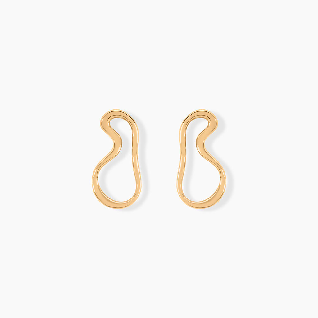 Boucles D'oreilles Puces Seyda Plaqu&eacute; Or Jaune - Puces Femme | Marc Orian