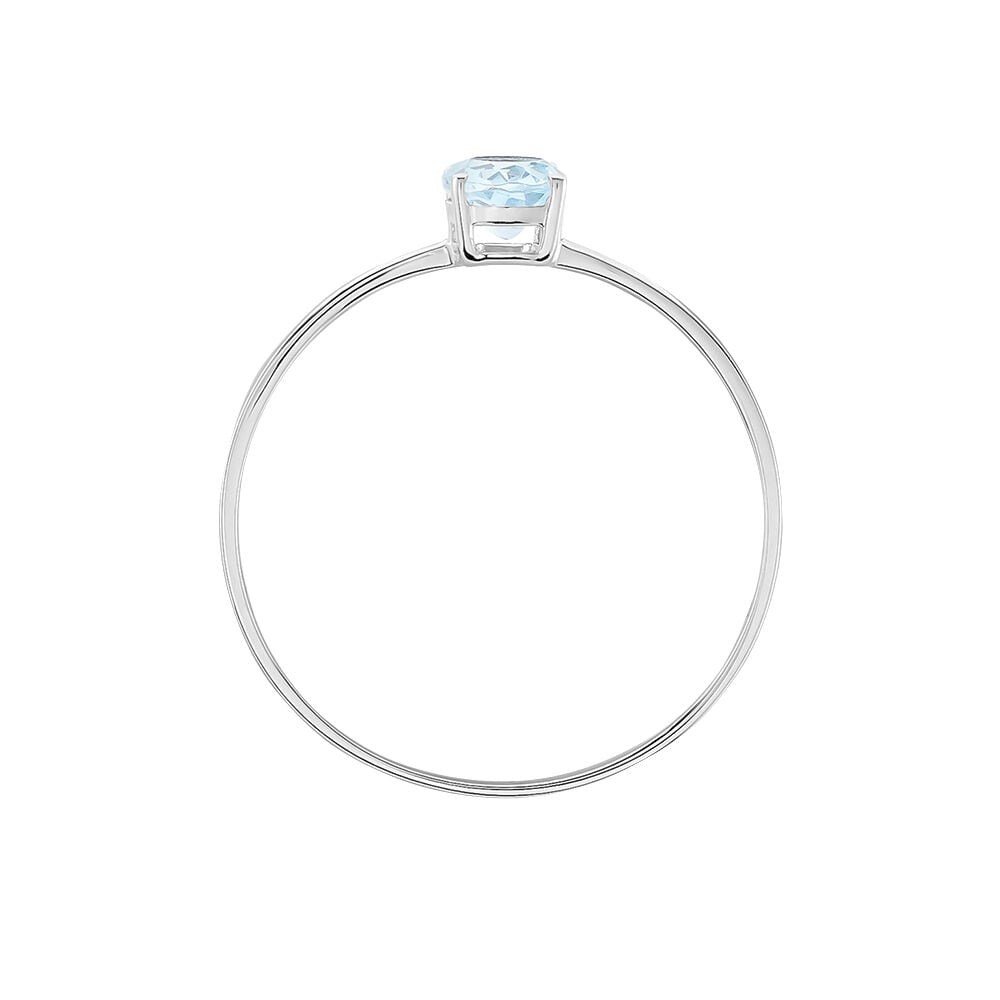 Bague Valentino Or Blanc Topaze - Bagues pierres fines Femme | Marc Orian