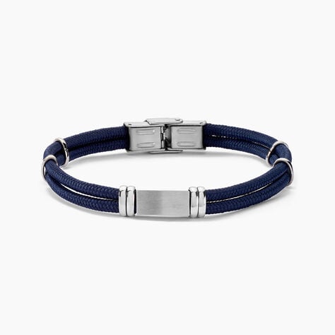 Bracelet Yannik Acier Blanc - Bracelets cordons Homme | Marc Orian